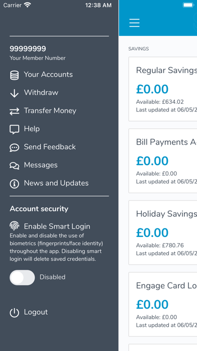 London Capital Credit Union Screenshot
