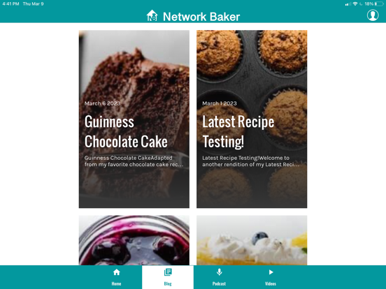 Network Baker iPad screenshot