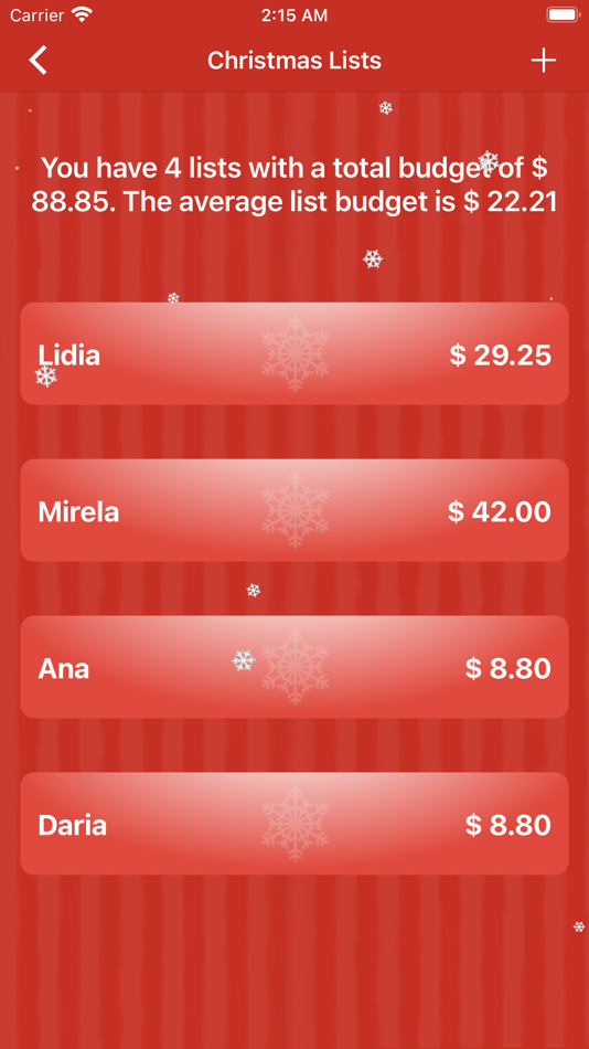 #3. Christmas Countdown and Lists (iOS) 由: Matei Ciurezu