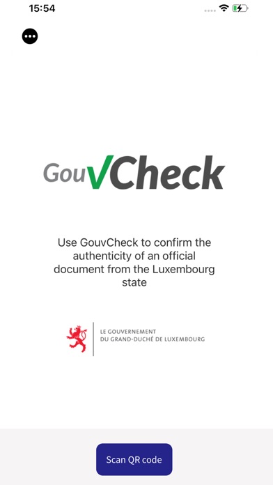 GouvCheck Screenshot