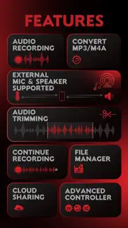 audio recorder & voice editor iphone screenshot 2