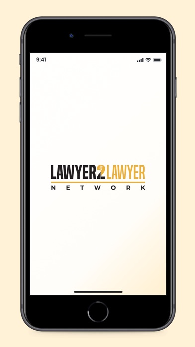 Screenshot 1 of Lawyer2Lawyer Network App