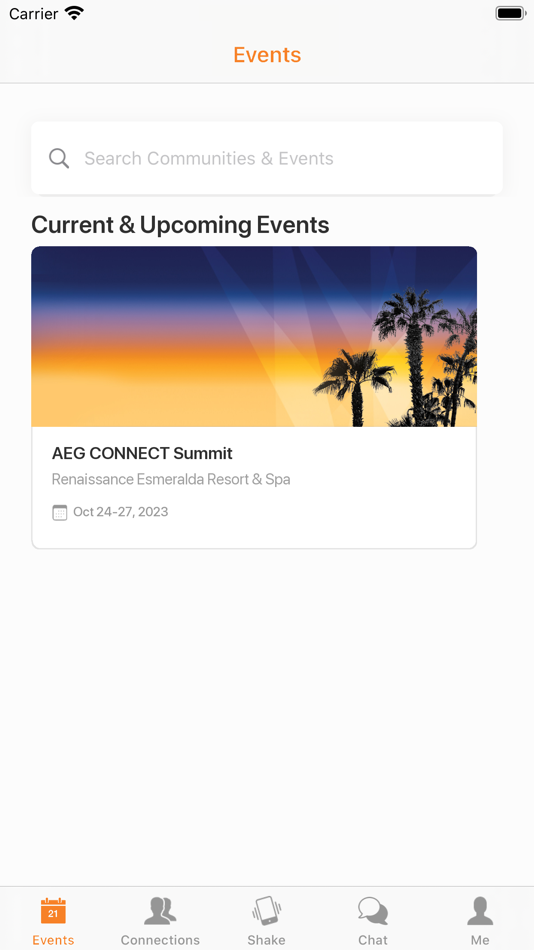 #2. AEG CONNECT Summit 2023 (iOS) By: Anschutz Entertainment Group