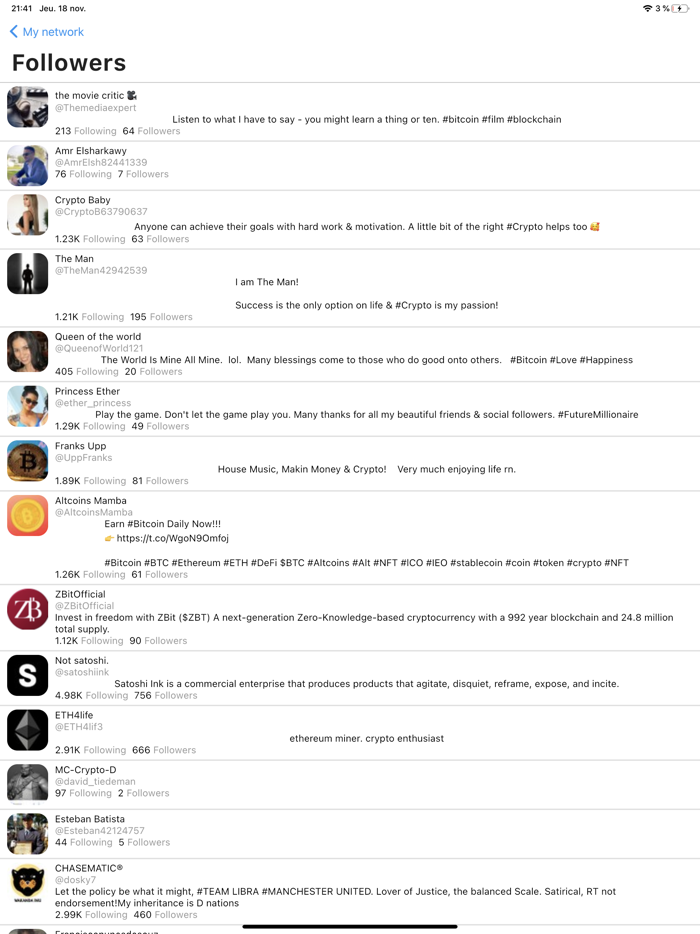 Stats  for Twitter - Unfollow