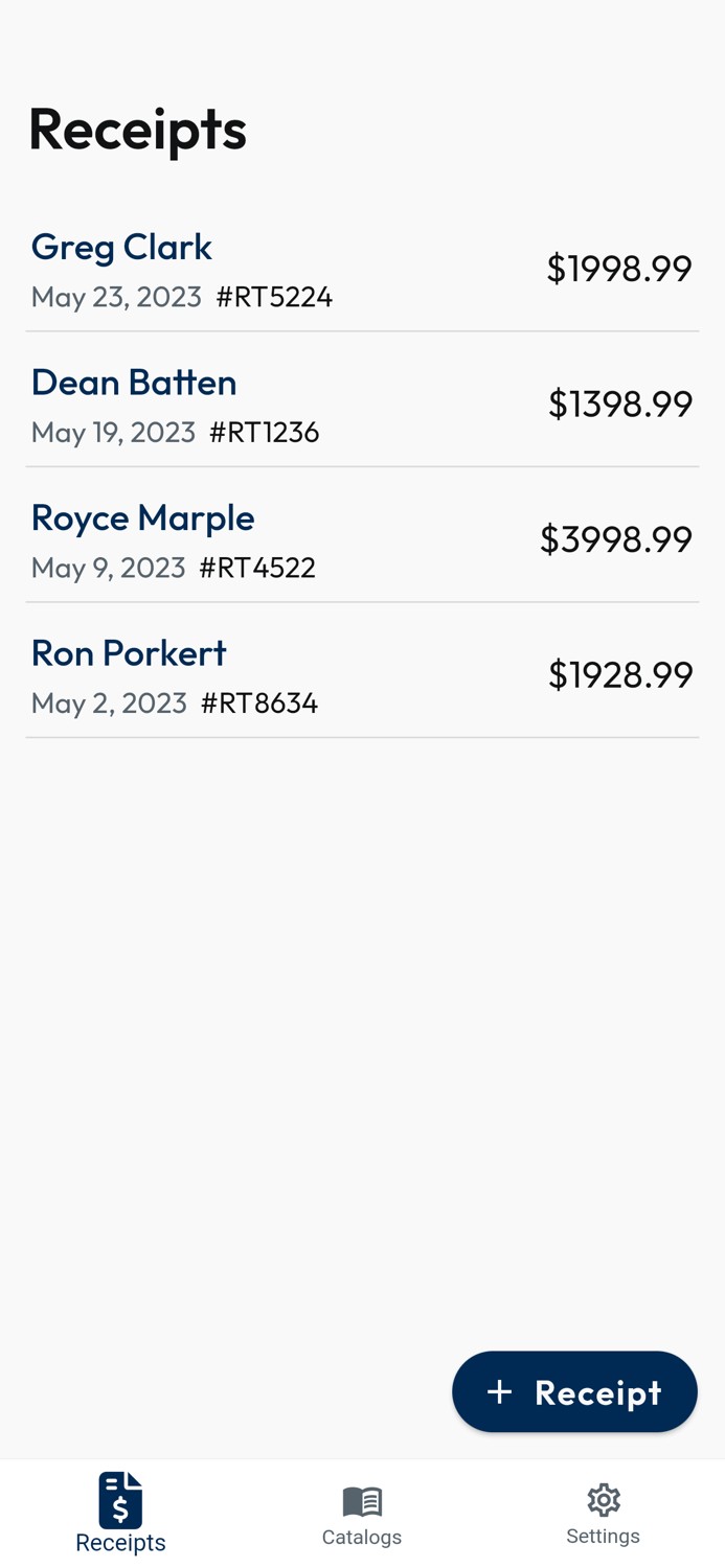 Receipts App Receipt Maker