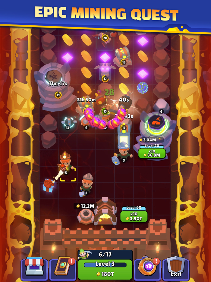 Gold and Heroes - Idle Dig