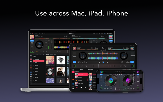 ‎djay - DJ App & AI Mixer Screenshot