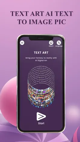 Game screenshot AI-TextArt: Text to Image Pic mod apk