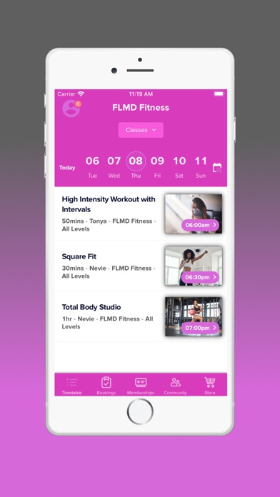FLMD Fitness Screenshot