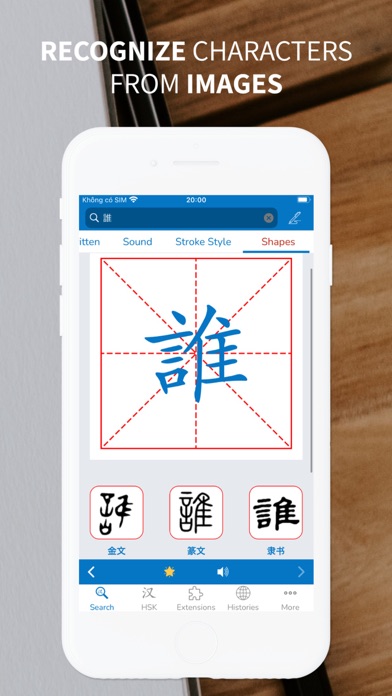 Chinese Mandarin Handwriting Screenshot