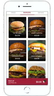 tonyburgers app iphone screenshot 3