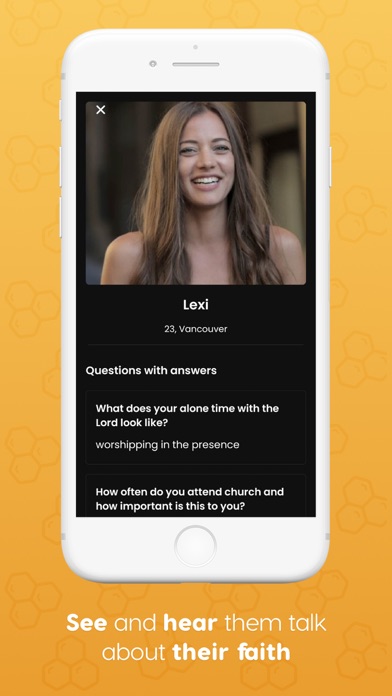 Hunny - Christian Dating APP Screenshot
