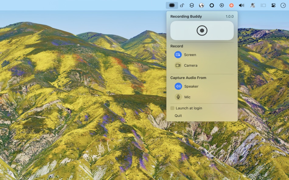 #1. Recording Buddy (macOS) Podle: Pawan Dixit