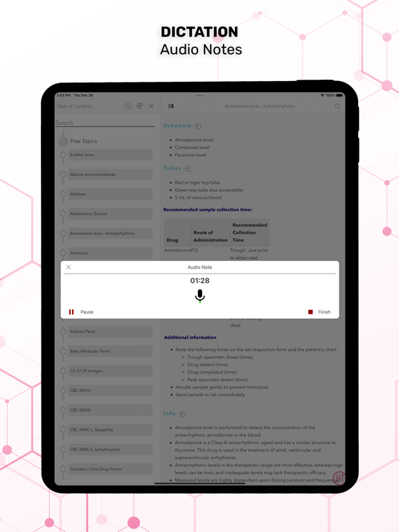 Skyscape Lab Values Mobile App iPad screenshot 9 - Medical app