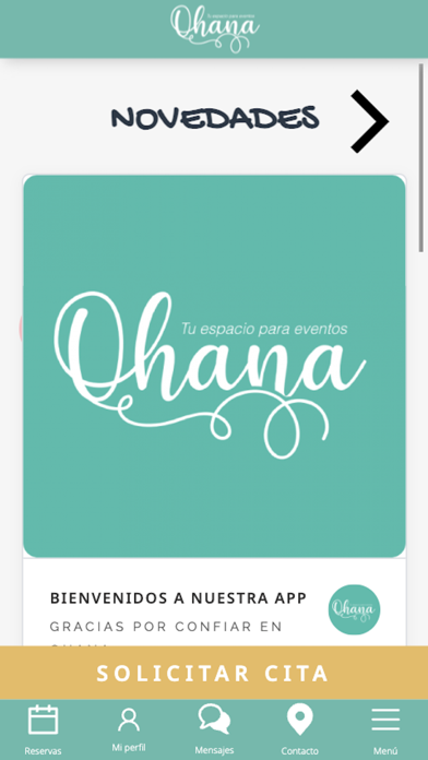 OHANA Eventos Screenshot