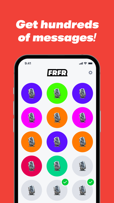 frfr: AI voice messages Screenshot