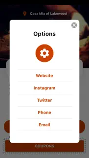 casa mia restaurants iphone screenshot 3