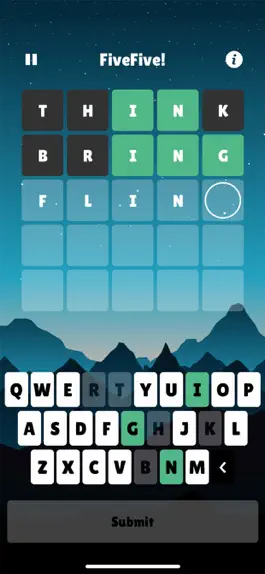 Game screenshot FiveFive! - Word Guessing Game apk