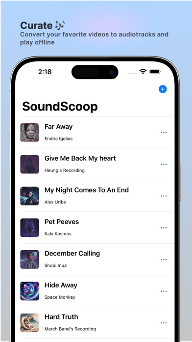 SoundScoop - Video to Audio Screenshot