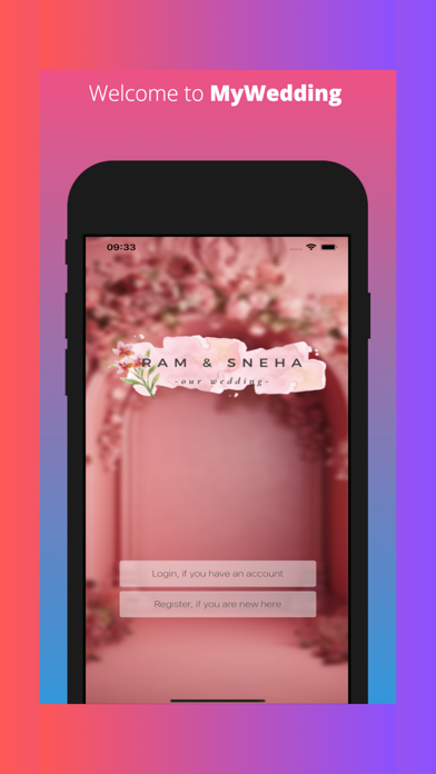 Screenshot 1 of Weddings App