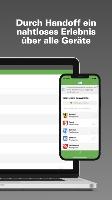 Gemeinde-News Screenshot