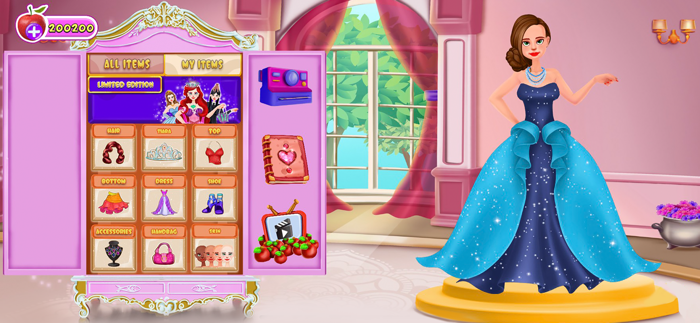 Collect The Apples  Dress-up