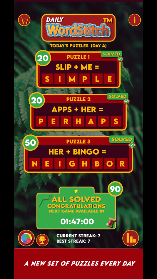 #7. WORDSTITCH (iOS) Podle: david filbee