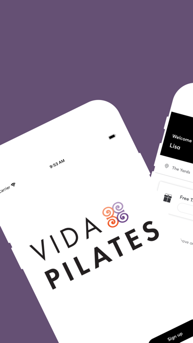 VIDA Pilates Booking Screenshot