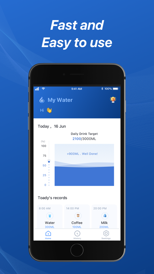#3. My Water - Daily Tracker (iOS) 由: Swallow Shuai Technology Development Co., Ltd.