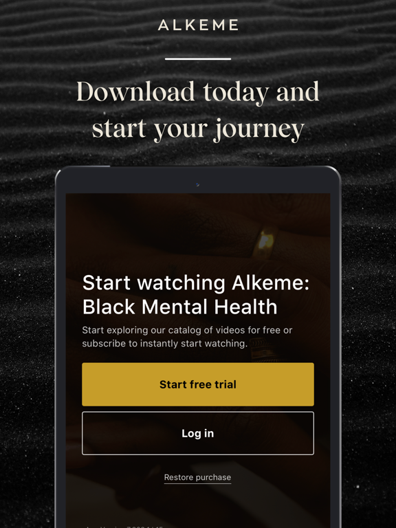 Alkeme: Black Mental Health iPad screenshot 4 - Health & Fitness app