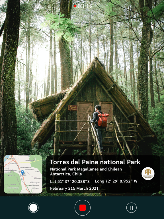 GPS Map Video Camera: Geotag iPad screenshot 7 - Photo & Video app