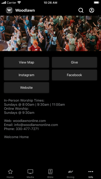 Woodlawn Church Canton Screenshot