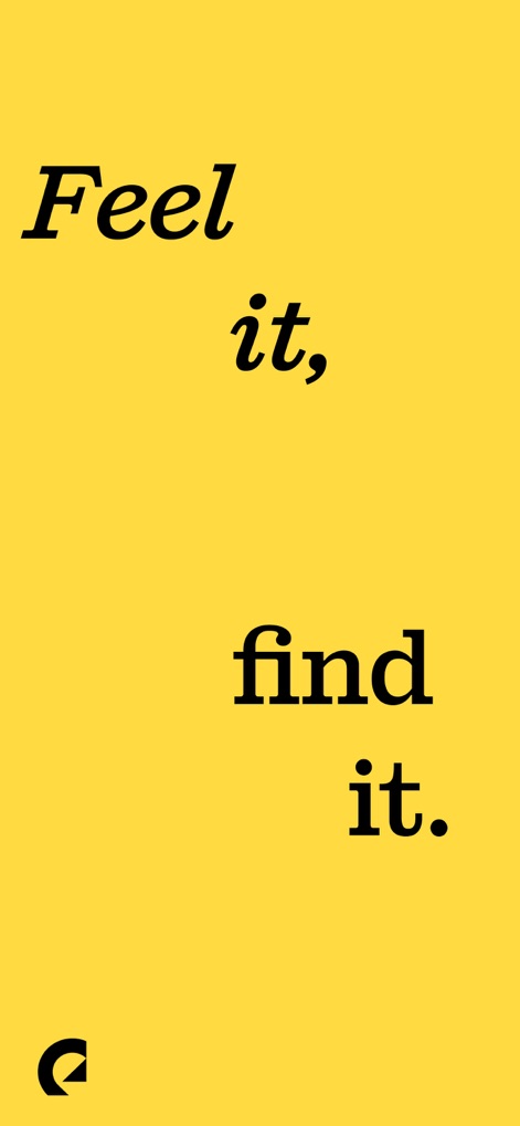 Epidemic Sound Music for Video - La conclusion de l'expérience utilisateur est résumée par le slogan impactant "Feel it, find it" et l'esthétique minimale de la marque.