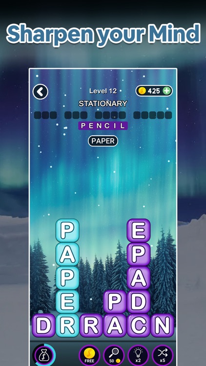 Word Blocks Connect Stacks