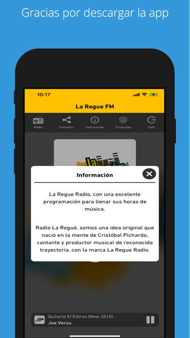 La Regue FM Screenshot