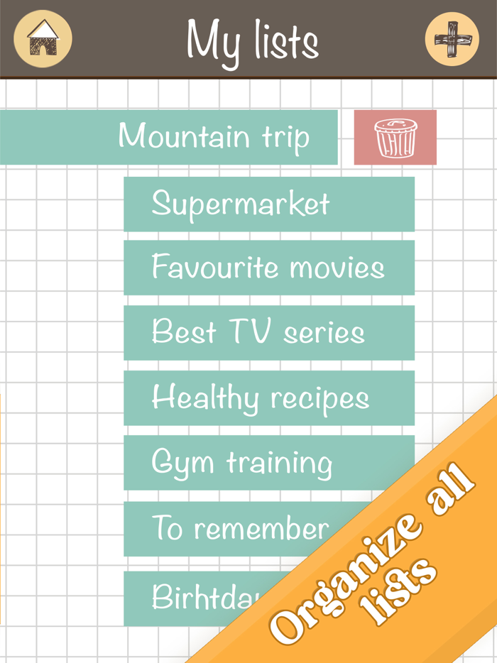 Grocery List - Shopping Simple