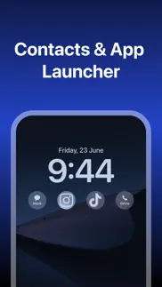 lock screen 16 launcher widget iphone screenshot 1