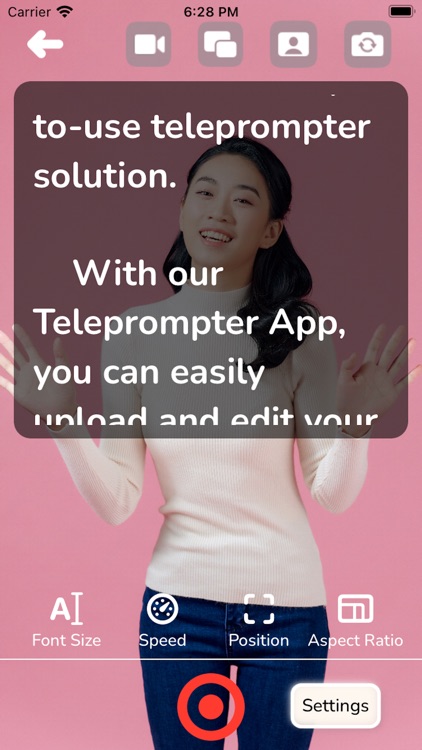 Video teleprompter App Lite Z screenshot-7