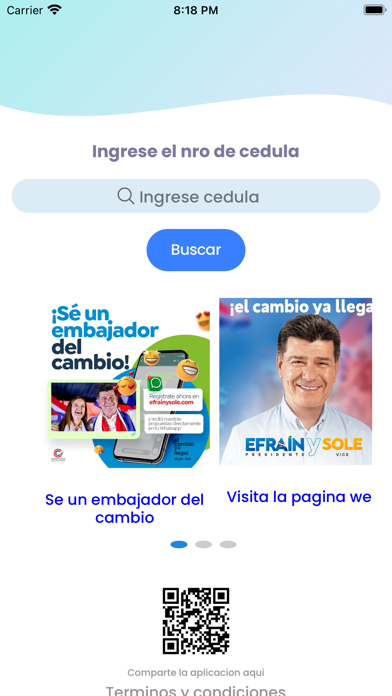 Concertación Nacional Screenshot