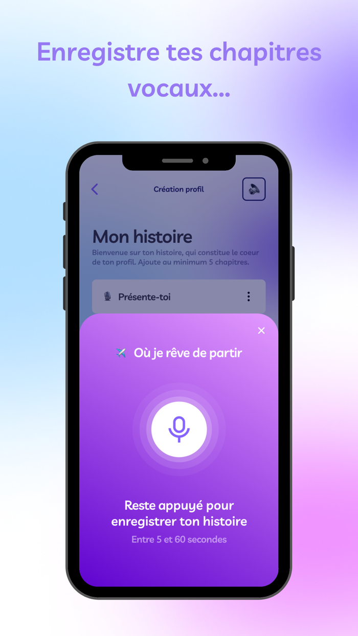 Voice Meet - App de rencontre
