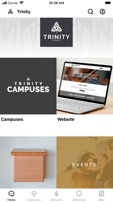 The Trinity Church App Screenshot