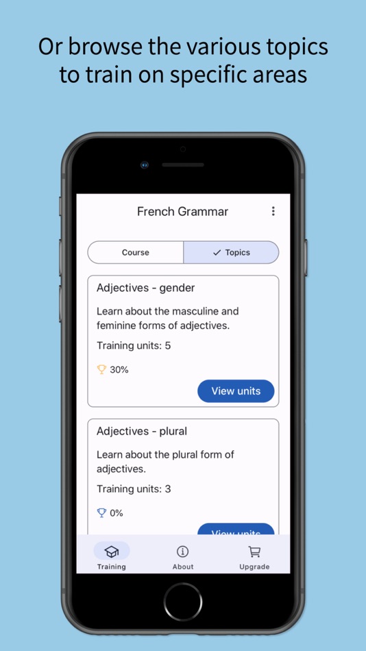 #2. French Grammar Master (iOS) 由: Valerie Manning