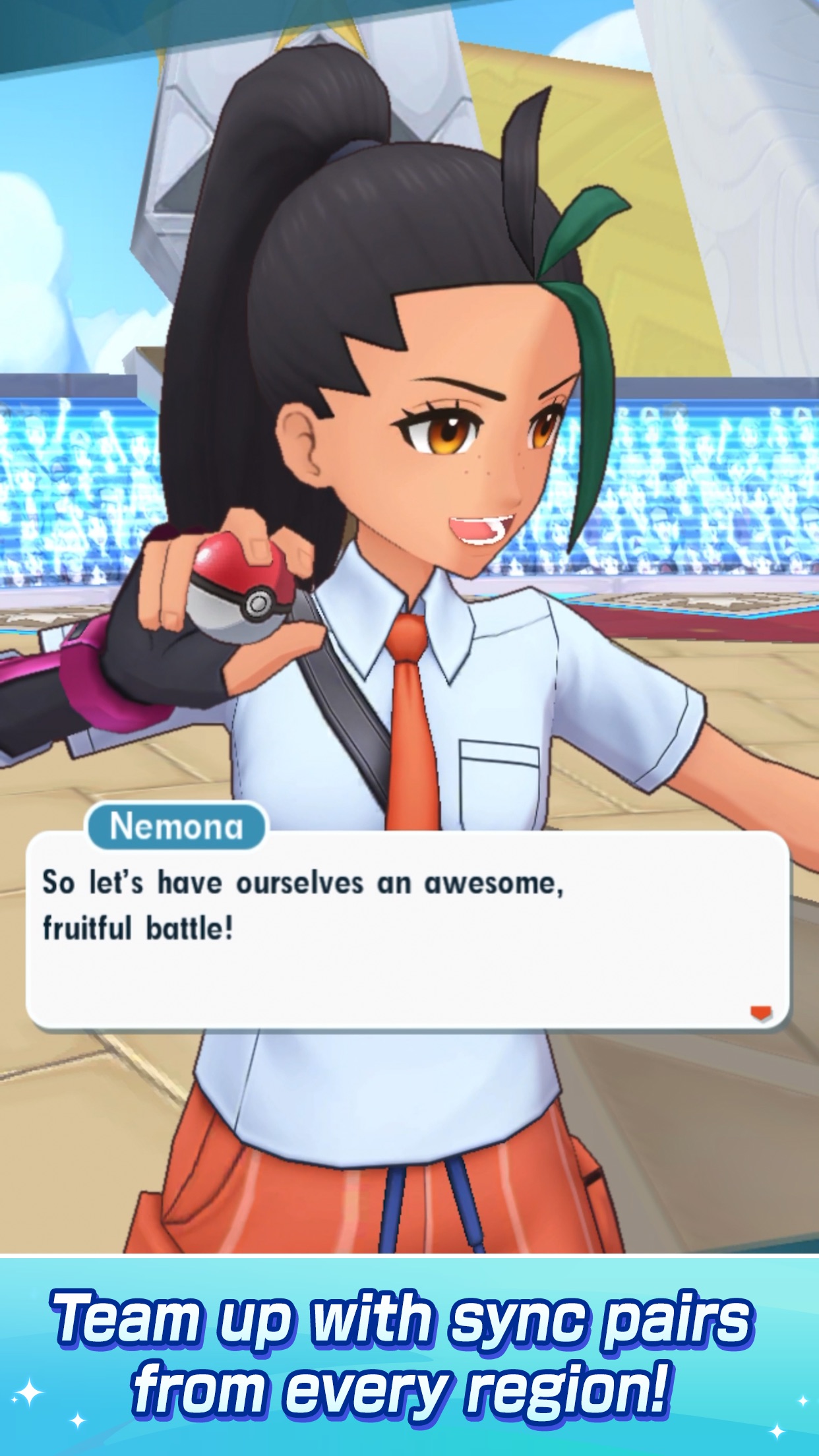 Screenshot do app Pokémon Masters EX