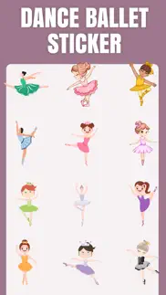 dance ballet sticker pack iphone screenshot 4