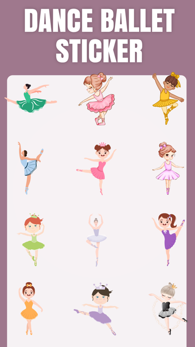 Dance Ballet Sticker Pack Screenshot