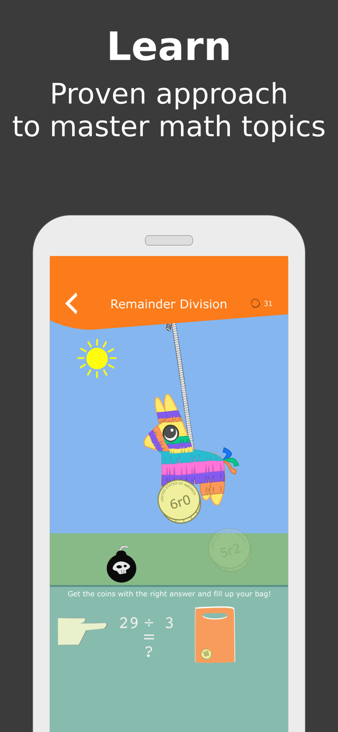 Math Learn Remainder Division