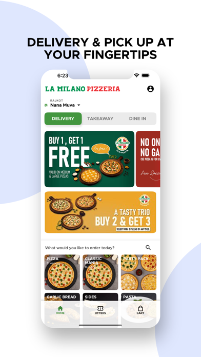 La Milano Pizzeria Screenshot
