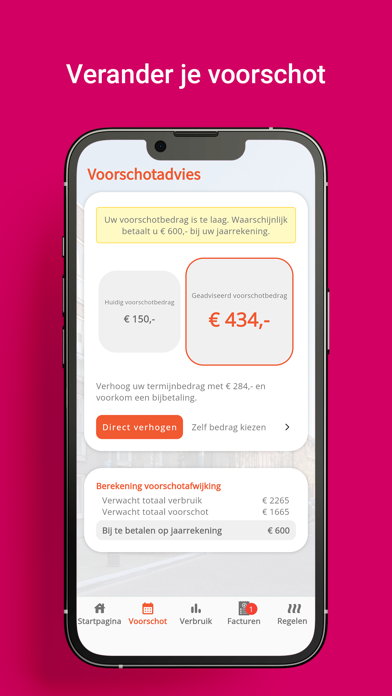 Klantenportaal Screenshot