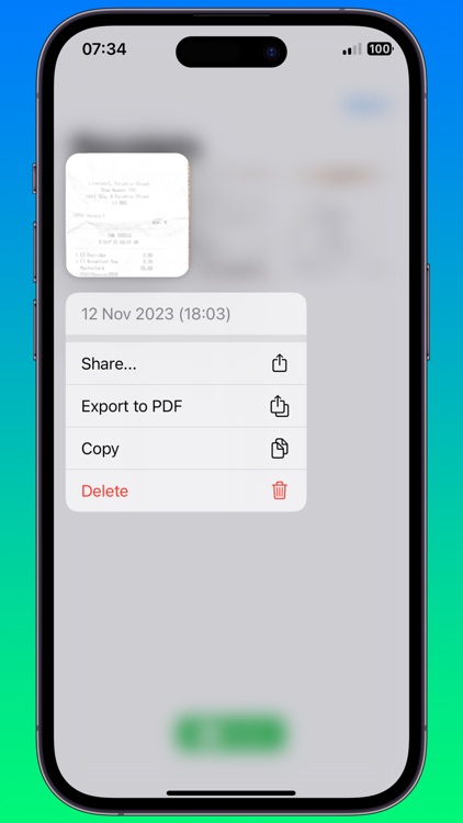 Receipts Scanner