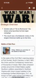 Bull Run Battle App screenshot #7 for iPhone